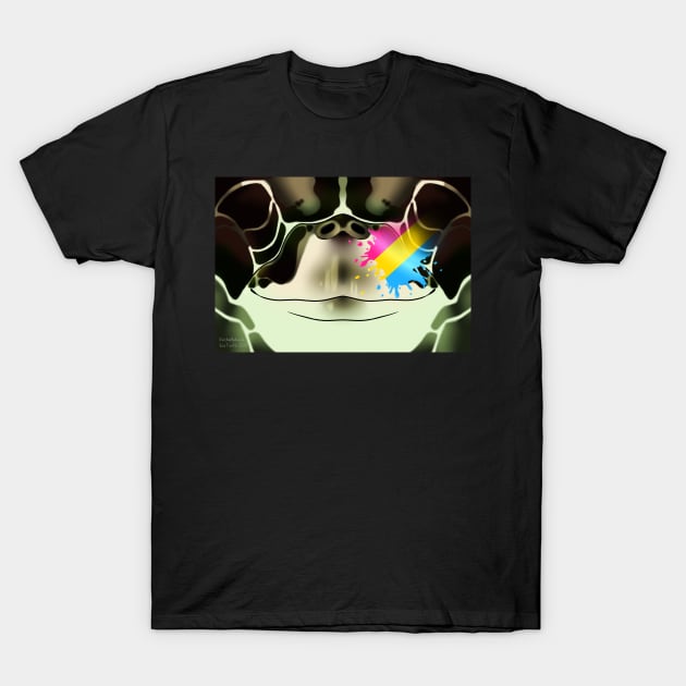 Pansexual Sea Turtle Face T-Shirt by KeishaMaKainn